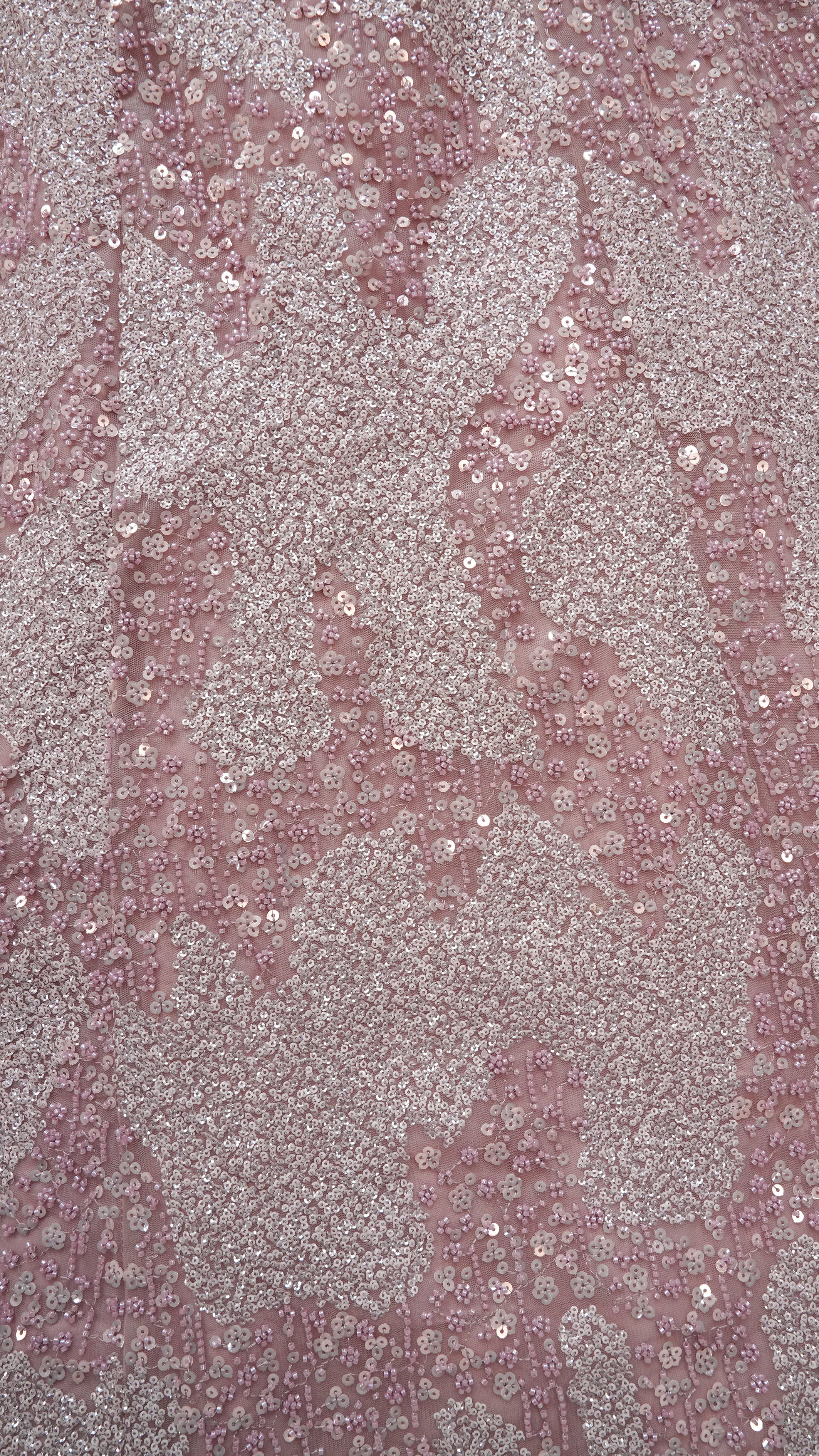 Blush Pink Sequin Embroidered Lehenga Choli with Net Dupatta for Weddings & Receptions