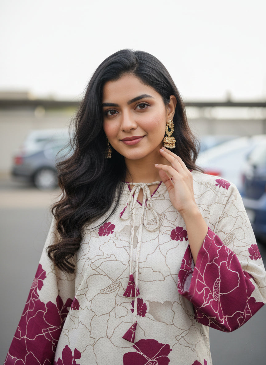 Elegant Floral Printed Co-Ord Set for Women | Stylish Everyday & Brunch Wear