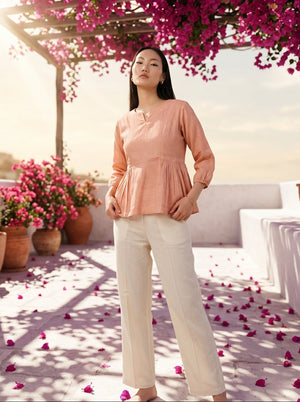 Women Premium Linen Cotton Co-Ord Set | Casual Summer Co-Ord Set for Women