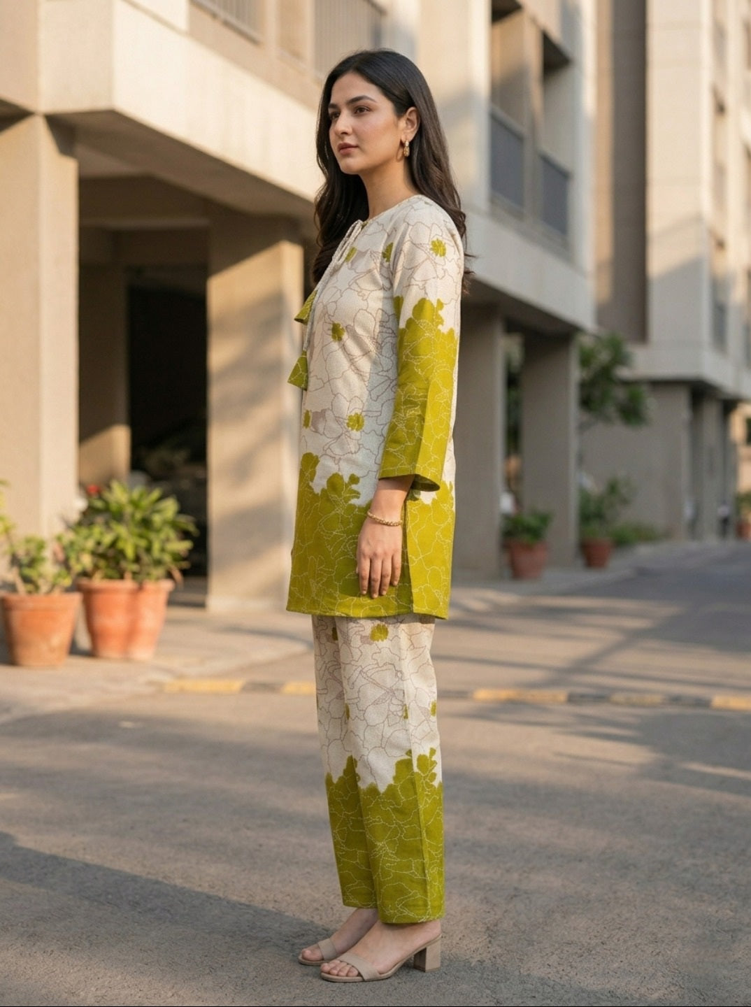 Printed Co-Ord Set for Women | Diamond Flex Fabric Stylish Casual Wear Set