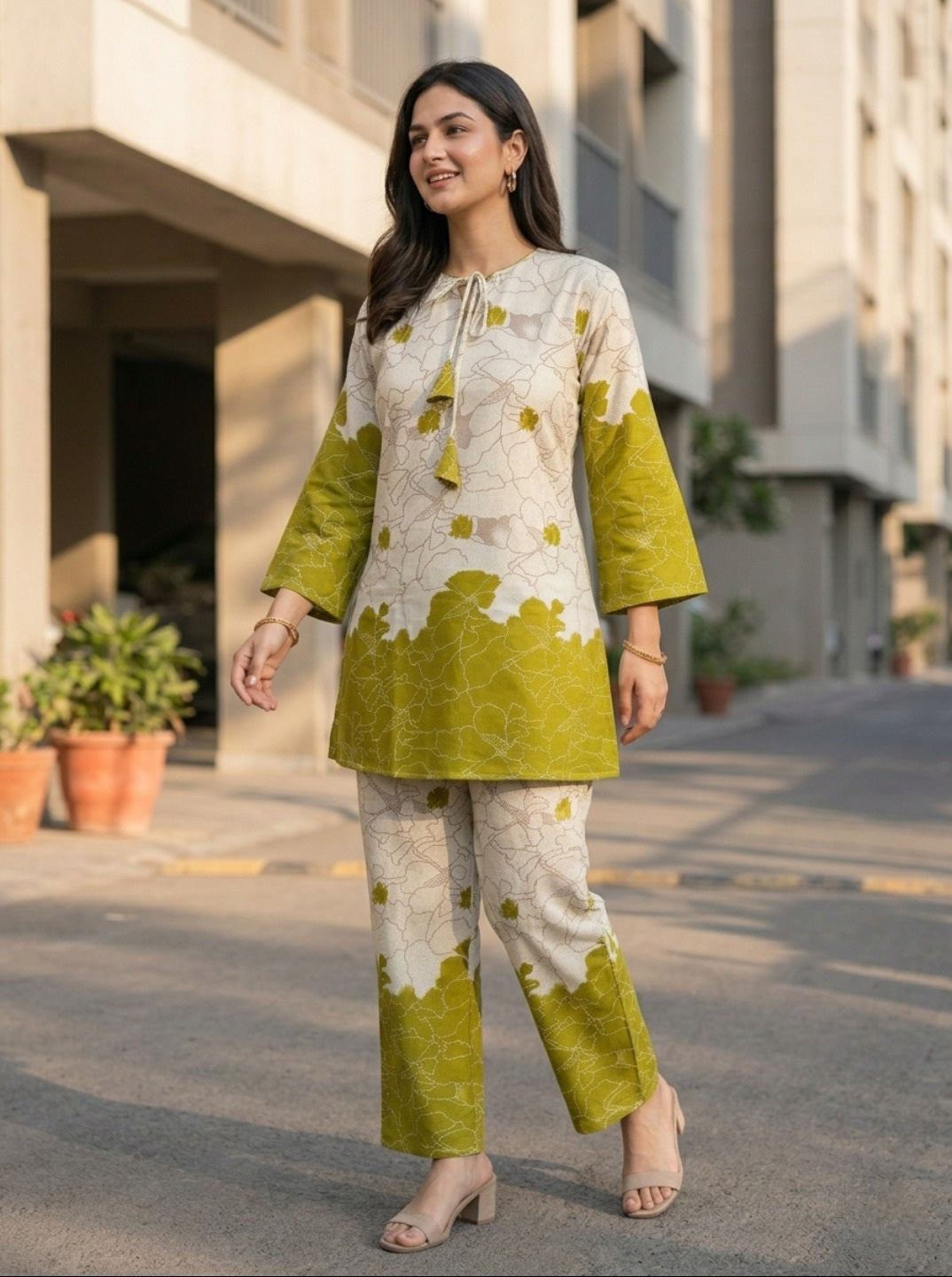 Printed Co-Ord Set for Women | Diamond Flex Fabric Stylish Casual Wear Set