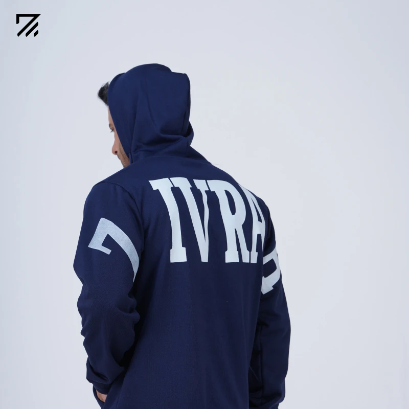 Mens Premium Hoodie - Navy Blue 2